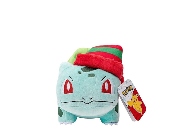 Pokemon knuffel Bulbasaur Christmas 20 cm