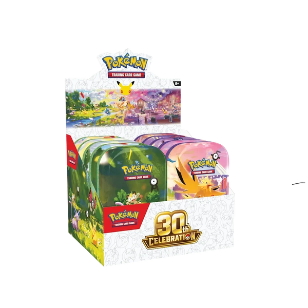 Pokémon 30th Celebration: Mini Tin Display
