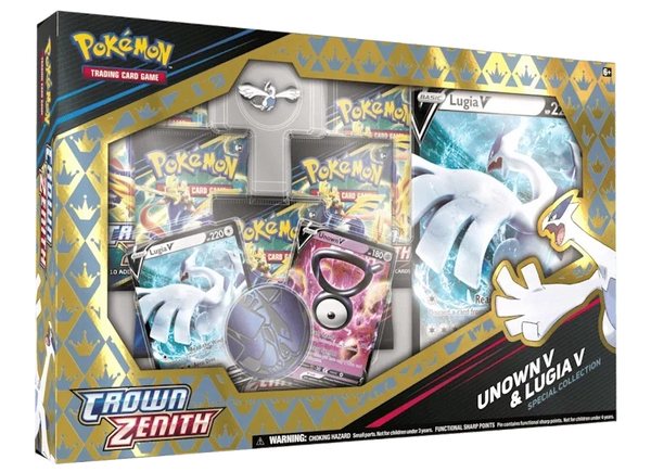 Pokémon Crown Zenith: Unown V & Lugia V Special Collection