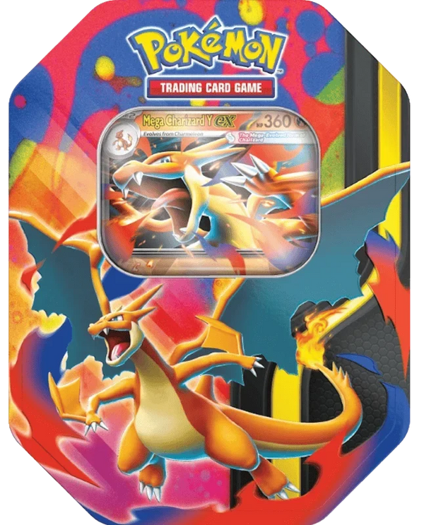 Pokémon Mega Charizard Y ex Tin