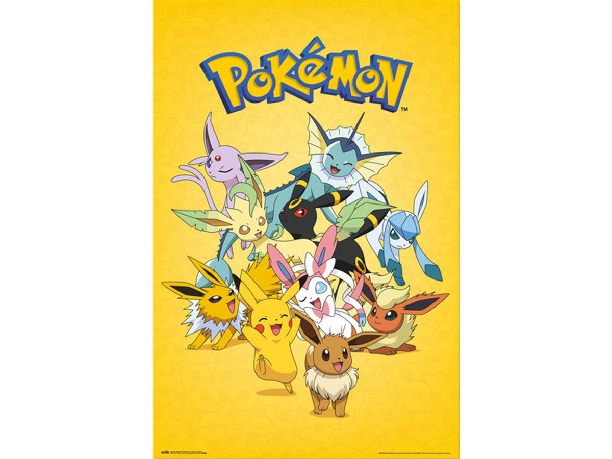 Pokémon Poster Eevee Evolutions
