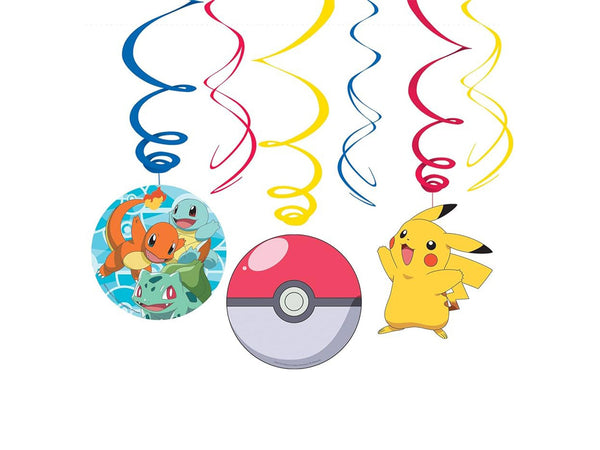 Pokémon Swirl Decorations