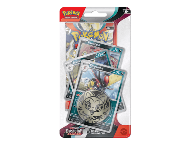 Pokémon Obsidian Flames: Premium Checklane Blister - Kingambit