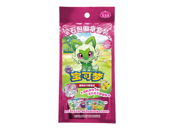 Pokémon (CN) Gem Pack Badge Set