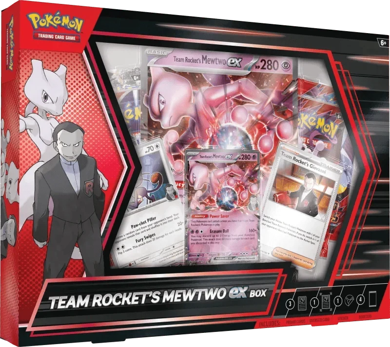 Pokémon Team Rocket's Mewtwo ex Box