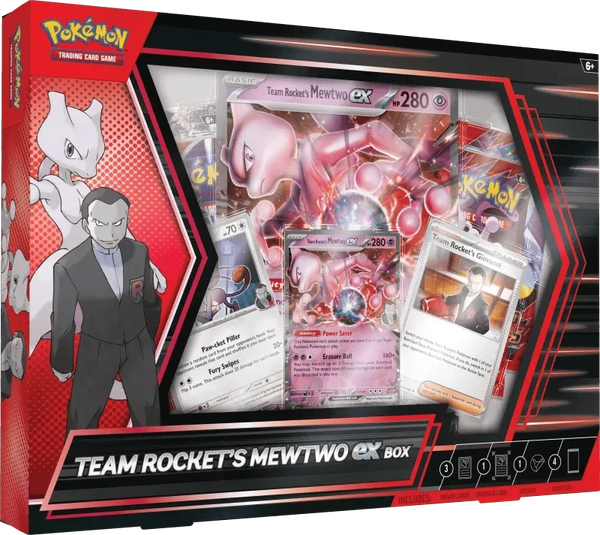 Pokémon Team Rocket's Mewtwo ex Box